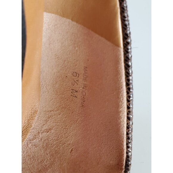 ANN TAYLOR Brown Suede Wedges 6.5M - Picture 11 of 13